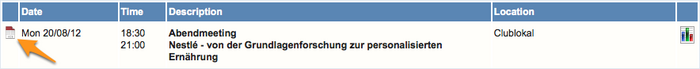 Enkele gebeurtenis downloaden