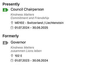 Motto in der Lions-Geschichte angezeigt