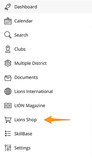Link to the Lions shop