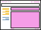 2 columns of contents with banner