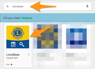 Search LionsBase in Google Play