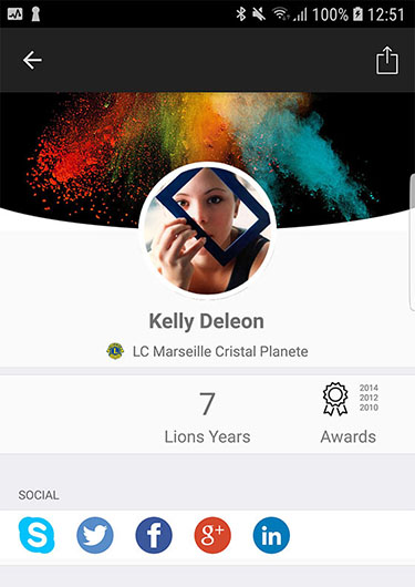 Redesigned member's profile page