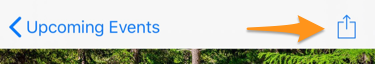 Exporting a single event to your calendar
