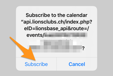 Subscription on iOS