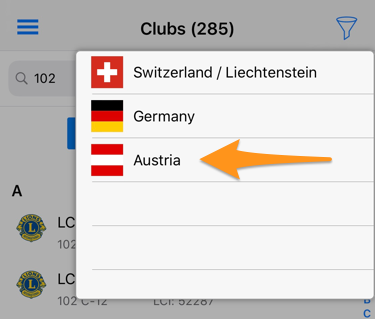 Other countries using LionsBase