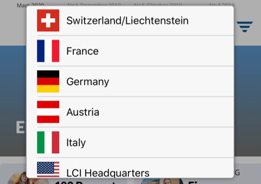 Choosing another country for the LION magazine