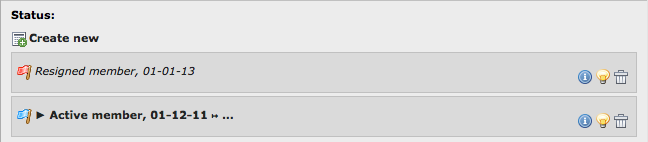 Active status is still running although the member is inactive