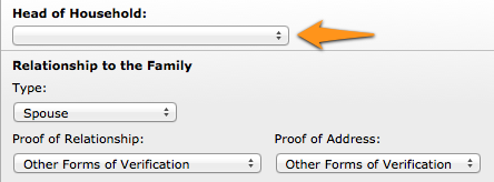 Choosing a head of family