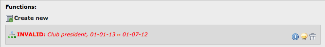 Invalid start and end dates for a function