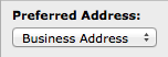 Preferred Address
