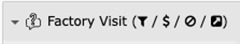 Icons next to the title of a question