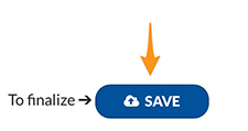 Saving your modifications