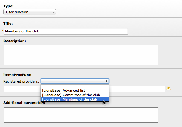 A dynamic distribution list of all members of the club