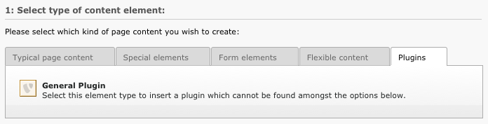 General Plugin