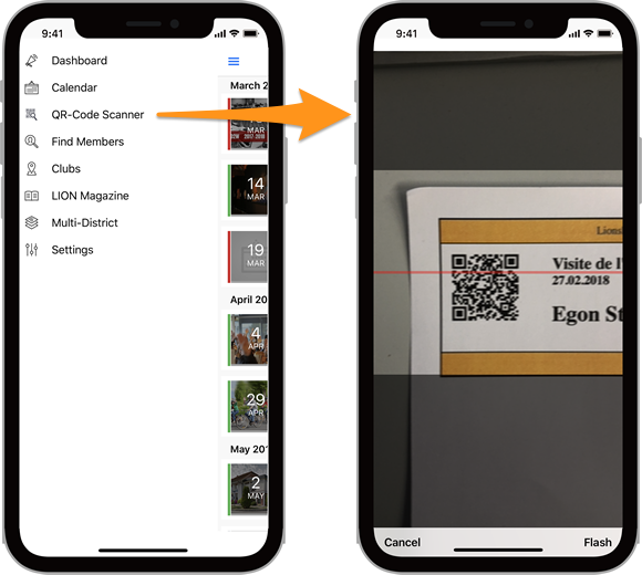 QR-code scanner