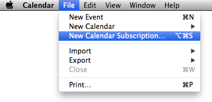 New calendar as a subscription