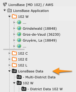 Finding the LionsBase Data folder