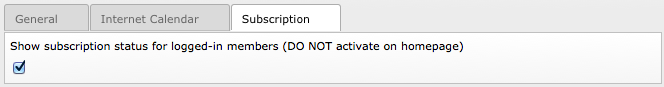 Enabling registrations from the list of events