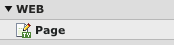 Module Web > Page