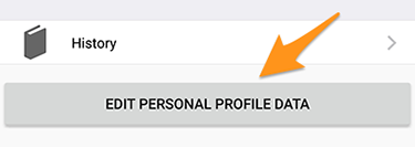 Bouton pour modifier votre profil personnel