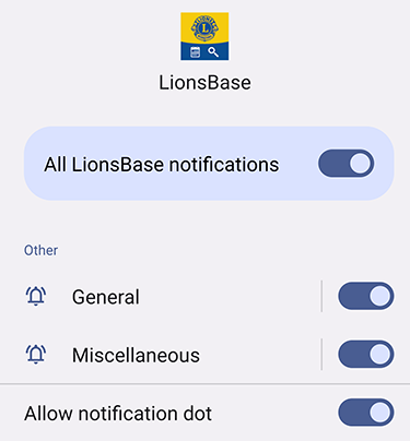 Abilitazione delle notifiche
