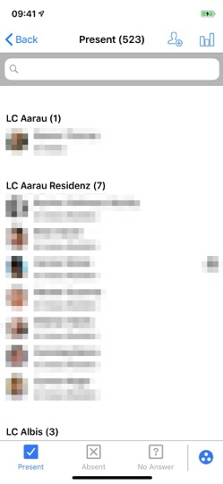 Elenco dei partecipanti ridisegnato con la possibilità di raggrupparli per club